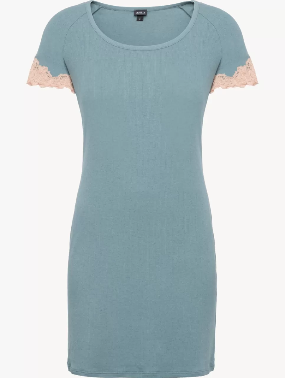 Discount Camicia Da Notte Corta A Costine Misto Cashmere Sleepy Dream Con Ricami A Frastaglio Slipdress & Sottovesti