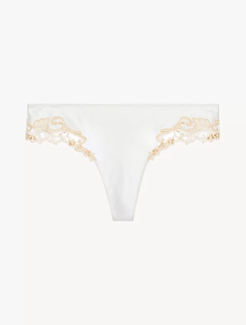 Flash Sale Perizoma In Raso Di Seta Con Ricamo A Frastaglio Perizomi & tanga