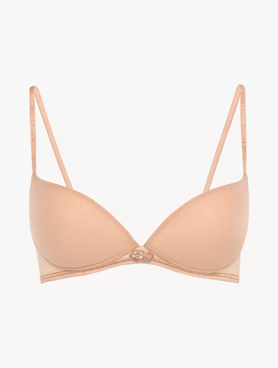 Hot Reggiseno Push-up In Tulle Stretch Color Sabbia Con ferretto | Imbottiti