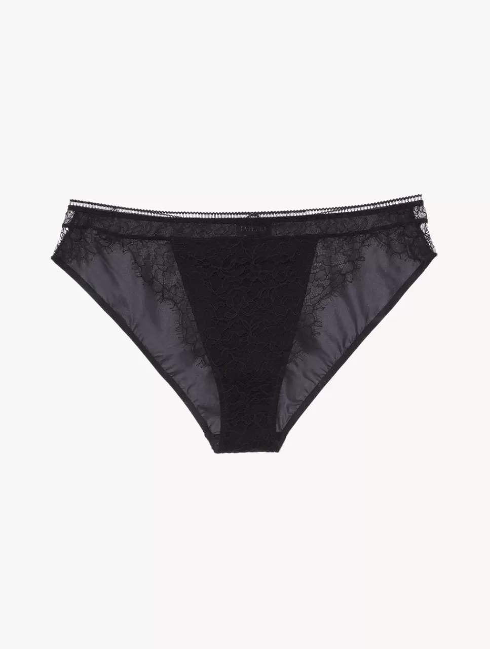 Flash Sale Slip Con Pizzo Color Onice A vita media
